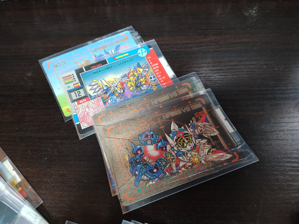 バンプレストのSDガンダム系のカードをまとめて品出ししました！ 当時