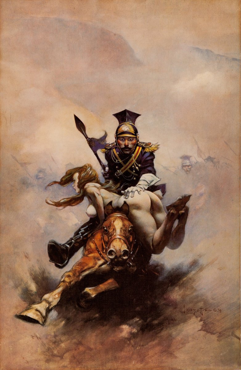 DanDoeCC's tweet photo. Frazetta https://t.co/f9Nr084Gzh