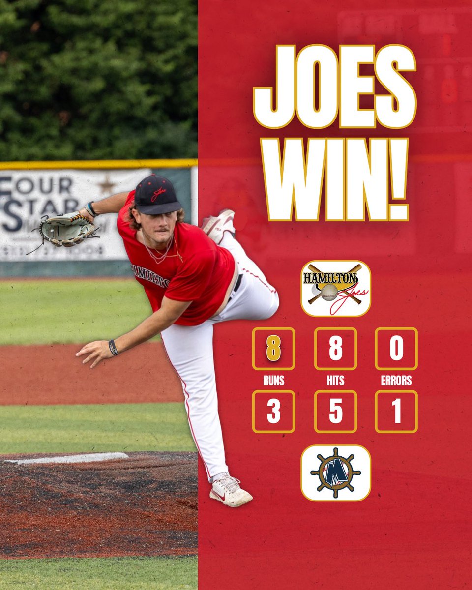 HamiltonJoes's tweet photo. JOES WIN!!!

The Joes take Game 3 of the series against the Clippers! The Joes will now take a trip up to Michigan and will be on the road for the next week.

#GoJoes #NotYourAverageJoes https://t.co/DGN0MyFfM5