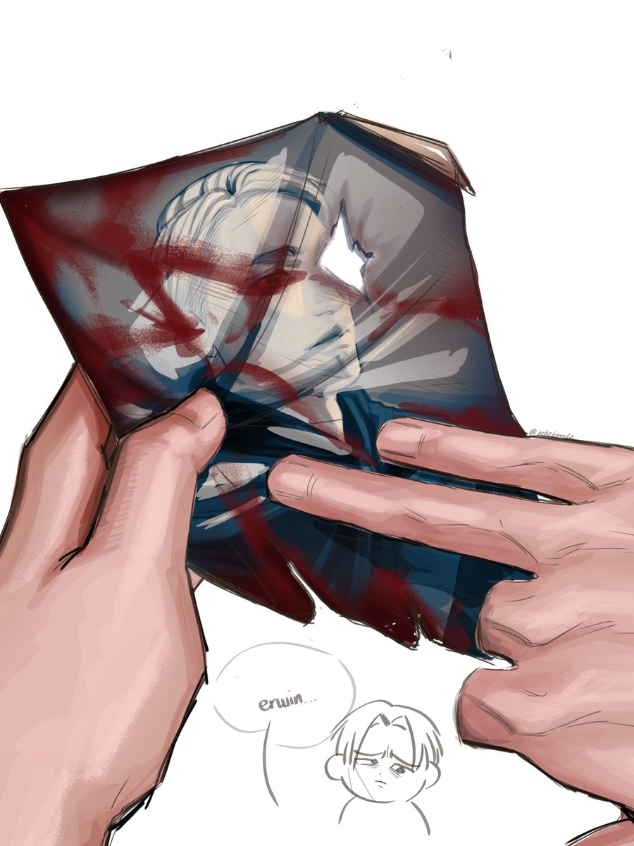ackrbounds's tweet photo. The man I used to know
#Aot #SnK #進撃の巨人 #ErwinSmith #LeviAckerman #Art #Eruri (i suck at hands) https://t.co/WkgYyP5EXb