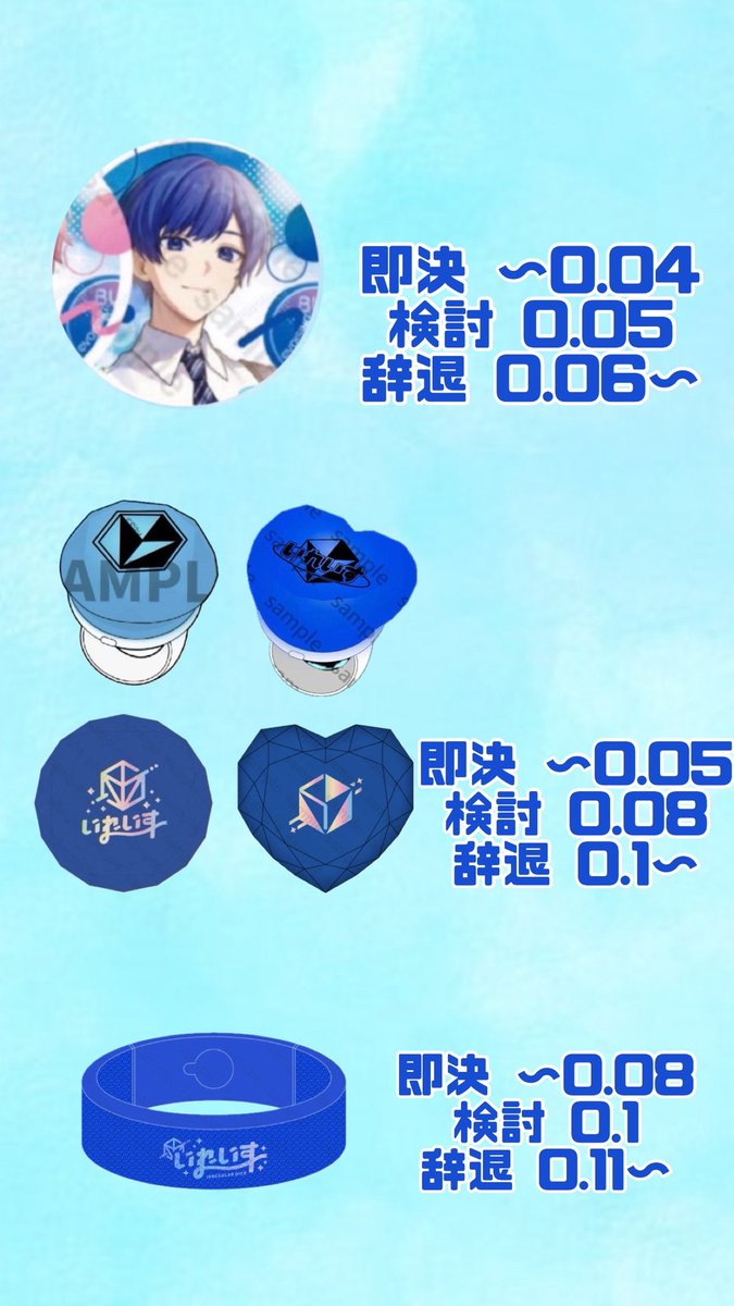 __xp65's tweet photo. いれいすグッズ

求 ）画像 or 買取

譲 ） 固ツイ

郵送のみ📮

買取の場合定価以下〇

バングルライトは優先順位が低めです。
また、買取全てPay×2です。
気軽にお声かけください。

 #いれいすグッズ 
 #いれいすグッズ交換 
 #いれいすグッズ買取 
 #いれいすグッズ譲渡 https://t.co/Fd4JG4Ubz1