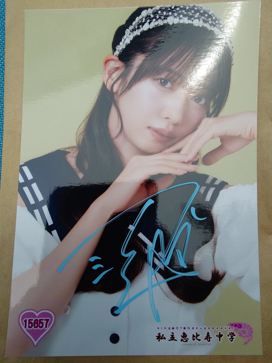 私立恵比寿中学 ポスター サイン 私立恵比寿中学 えびちゅう 生写真 サイン 交換 譲 真山りか 求 桜木心