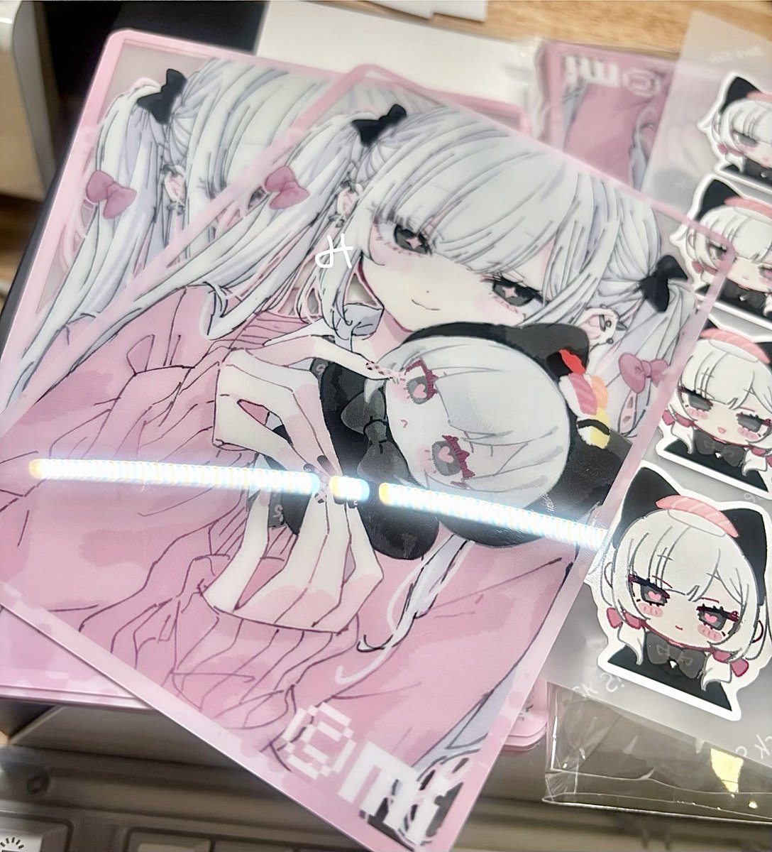 Aimerグッズ ■ 当選者15名 ■　★★blancポストカード★★　超希少 クリアポストカード超かわいい🩷🩷🩷🤍🤍🤍