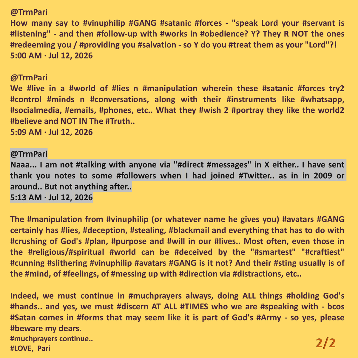 TRMrebuilding's tweet photo. Looks like #business goes on via #direct #messages on X na? Amongst other #maniupulations that is..? I have #written about it b4, #warned about it b4, but then, my #tweets don't all go thru anyways na? So also my #instapariwriting / #facebook #writerpari msgs get #messed with na? https://t.co/VCM3T83NoQ