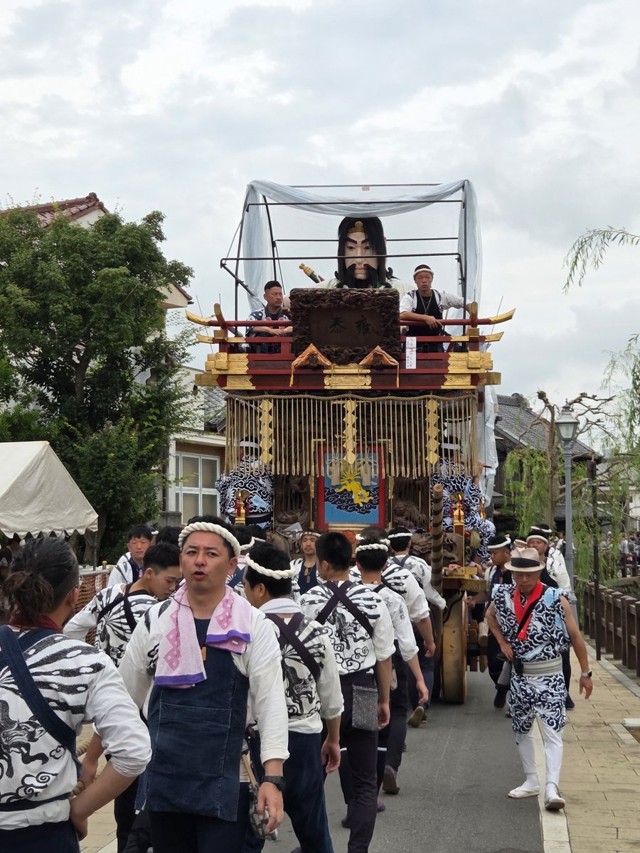 tateochi's tweet photo. 佐原の大祭夏祭り　楽日 https://t.co/rNZdyBVV4A