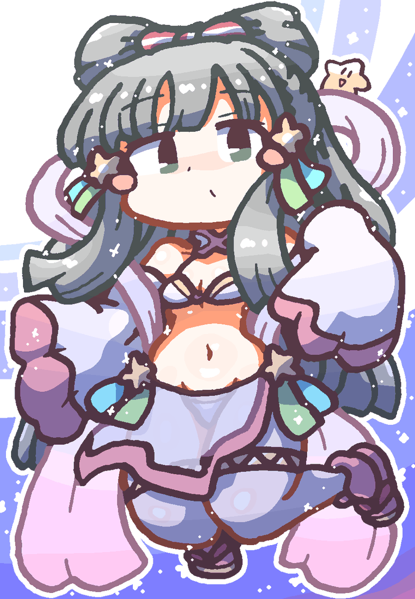 hanareyakuroha's tweet photo. これは七夕の日に描いてた紗枝はん🎋 https://t.co/3E7qlMFcFV