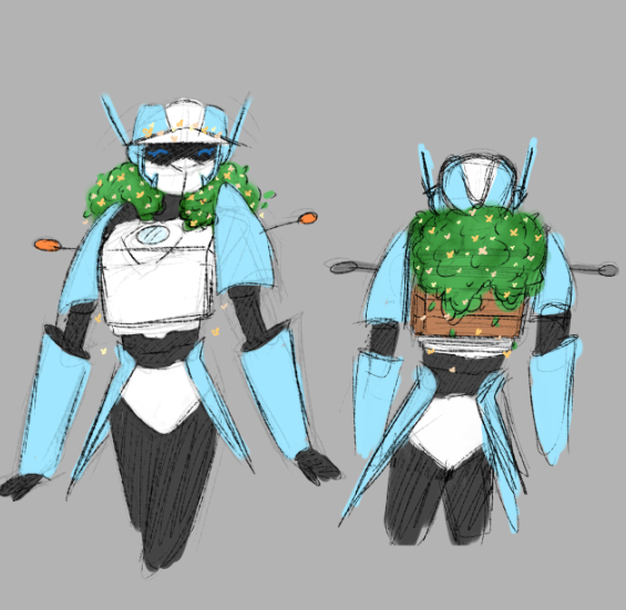 05Reacake's tweet photo. my metal cardbot Blue star 
she has gone through quite a redesign
#metalcardbot https://t.co/4VjlHZ8AUr