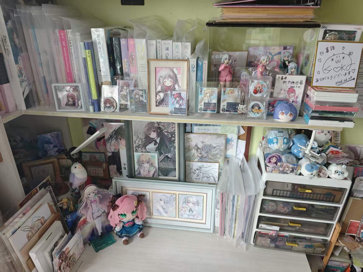 MuYing_Yu's tweet photo. 宅女の部屋......そしてgalゲーム好き https://t.co/BEcMkksz01
