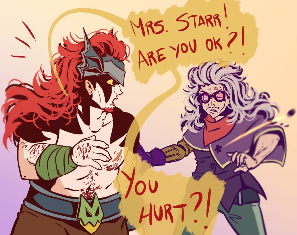 KarymesHome's tweet photo. The poor defenseless granny who never did anything wrong in her life :(
.
This was inspired by a cool af Damian random I played with recently who kept me safe from assassins.
.
#brawlstarsart #brawlart #brawlfanart #brawlstarsfanart #brawlstarsbelle #brawlstarsdamian #brawlstars https://t.co/tp0HM2bg96