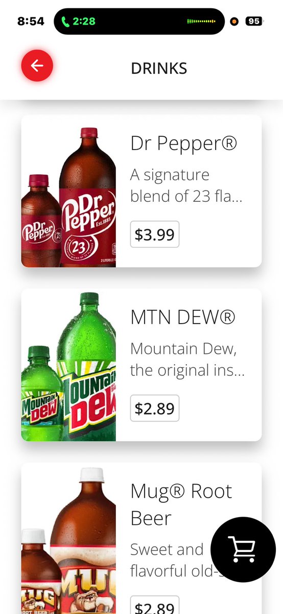 Jewels1026's tweet photo. @pizzahut, come to the front of the class! Let’s chat. Will you please explain why Pepsi products are advertised on your app, when you’re actually charging name brand prices for generic soda? This is not what I paid for. https://t.co/CQY3B7Cu85