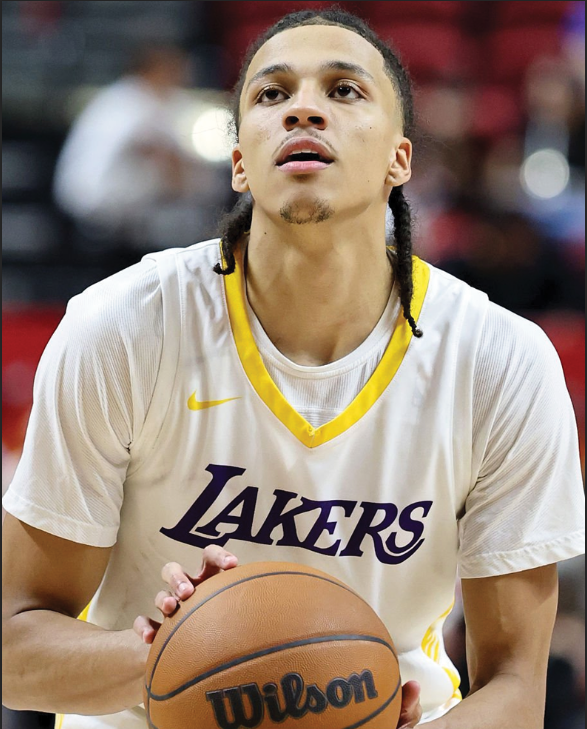 PurpGoldLakers's tweet photo. Cameron Carr has one clear priority ahead of his Lakers rookie season, which is getting stronger:

"First things first, got to put on some weight. That's going to be an emphasis, be in the weight room as much as possible. It's going to be my second home." https://t.co/gQh4CIvVMR