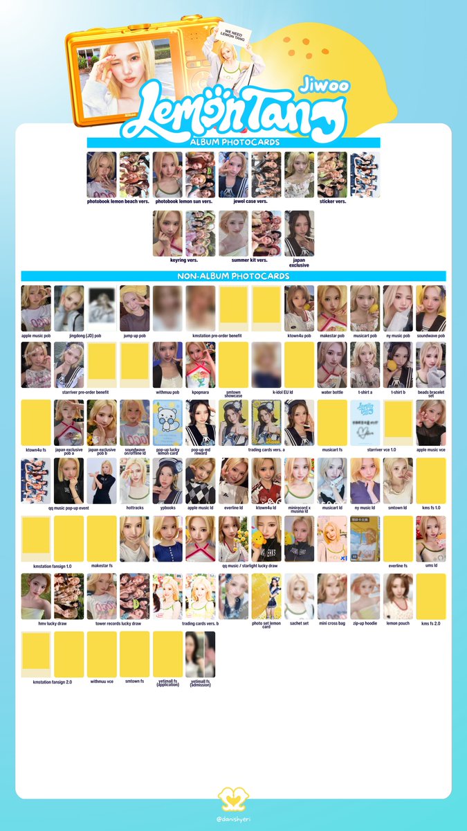 Heart Burn sunmi トレカ hearts2hearts ot8 'lemon tang' mini album photocard templates