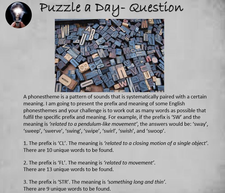 Puzzle a Day tweet media