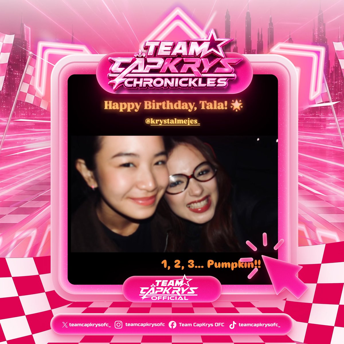 capkrysupdates_'s tweet photo. 𝐔𝐩𝐝𝐚𝐭𝐞 𝐜𝐡𝐞𝐂𝐊!

CAPKRYS IG STORY UPDATE | 071226

"Happy Birthday, Tala 🌟"

“1 2 3… Pumpkin!!”

🔗 https://t.co/x8fxP4PJbw

🔗 https://t.co/25F8FwISZw
↳ drop by & engage, sparckles!

#CapriceCayetano | @realcaprice_ 
#KrystalMejes | @krystamejesz 
#capkryschroniCKles
#capkrysupdates