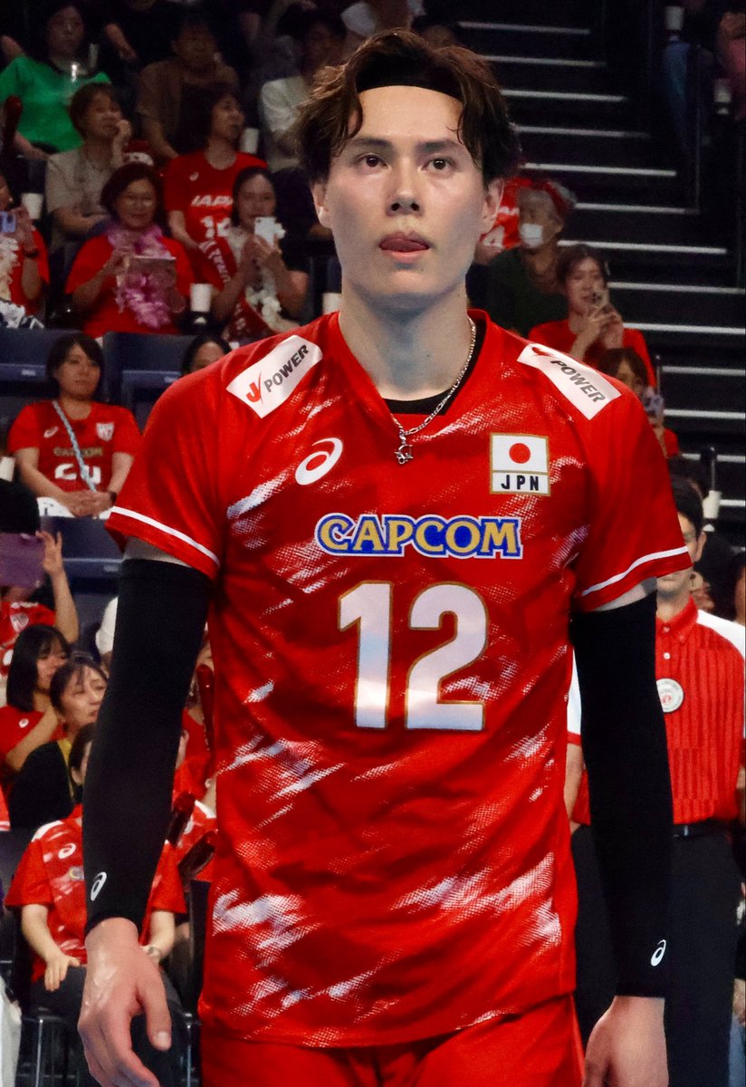 CoHicchix's tweet photo. 【2026.7.10  国際親善🆚 カナダ🇨🇦⭕️3-1
📍沖縄サントリーアリーナ】
試合中の藍くん💖

フルメンバーでフルの気迫を感じられて🥰
藍くんの滞空時間の長さと迫力を改めて目の前で感じる💕

#髙橋藍
#takahashiran 
#日本代表
#国際親善試合
#藍くん大好き https://t.co/cqfUtmi3ji