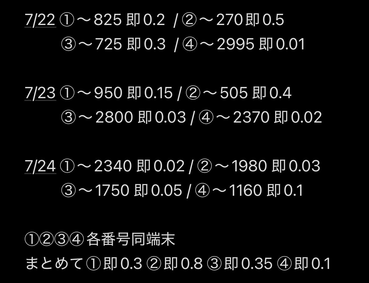 jxvtsnt's tweet photo. @cu 7/22 7/23 7/24 DXTEEN Wanna リリースイベント リリイベ 東京 ダイバーシティ東京プラザ タワーレコード渋谷 LINE整番 LINE整理券

【譲】画像参照（全て優先込み）

【求】ご提示ください

dmの通知が来ないため♡後金額記載の上dmまでご連絡お願いします。

#DXTEEN譲 https://t.co/sr0hHuUGi5