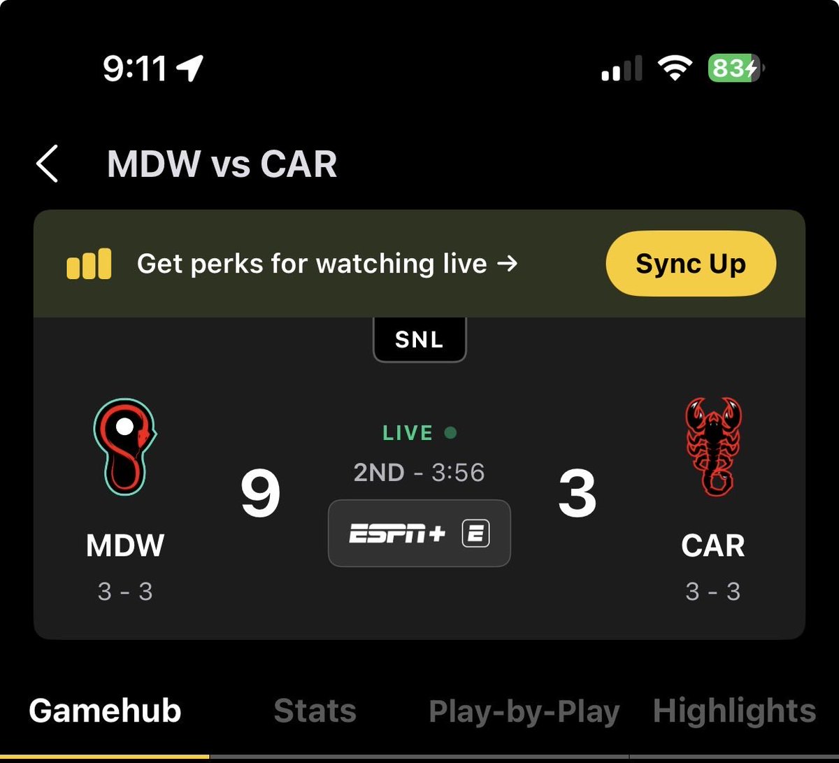 jake_wright8's tweet photo. Hey @espn why isn't this available to stream? It's live right now https://t.co/pZtPhbcJaP