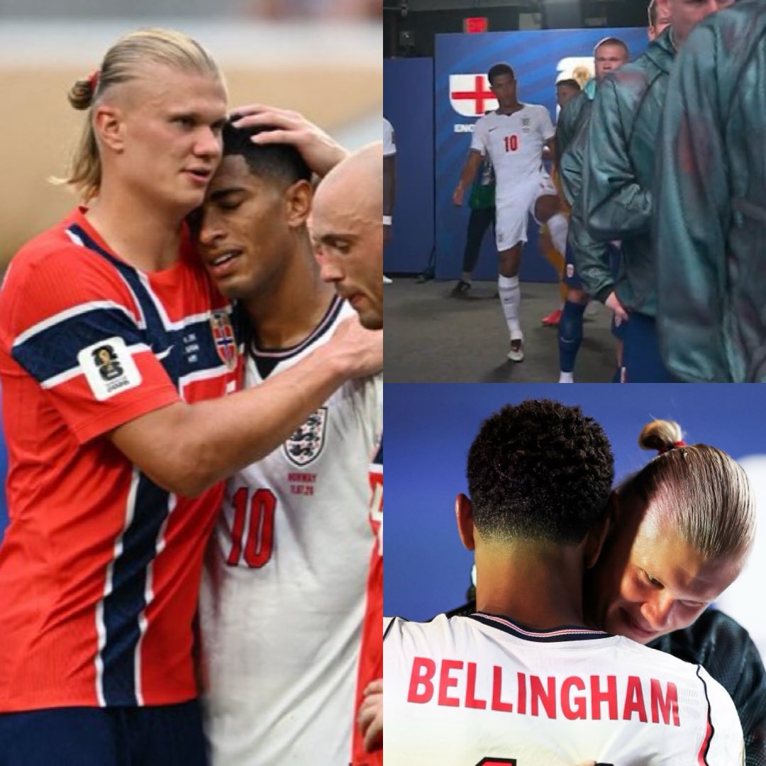 UTD_Seth001's tweet photo. 🚨Jude Bellingham on his friendship with Erling Haaland:

🎙️ Interviewer: “Jude, earlier in the tunnel we saw you playfully kick Erling Haaland, and during the match you were both laughing while waiting for a free-kick. Tell us about your friendship.”

🗣️ Jude Bellingham:

“That’s just our thing. During our time at Dortmund, we were always kicking each other after someone scored or even in training. It was never anything serious—it was just our way of saying hello.

So when I saw him in the tunnel today, I used our little formula again. People probably thought it was strange, but for us it’s completely normal. He knew exactly what I was doing and just laughed.

Now I’m at Real Madrid and he’s at Manchester City, we don’t get to see each other as often, so whenever we meet, we always have a laugh. I know how much he tried to convince me to join Manchester City back then, and we still joke about it today.

Once the whistle goes, though, everything changes. He’s fighting for Norway, I’m fighting for England. There are no favours on the pitch. We both want to win.

After the game, we’re friends again. That’s football. You compete with everything you’ve got for 90 or 120 minutes, then you leave it all on the pitch and enjoy seeing your friends again.”