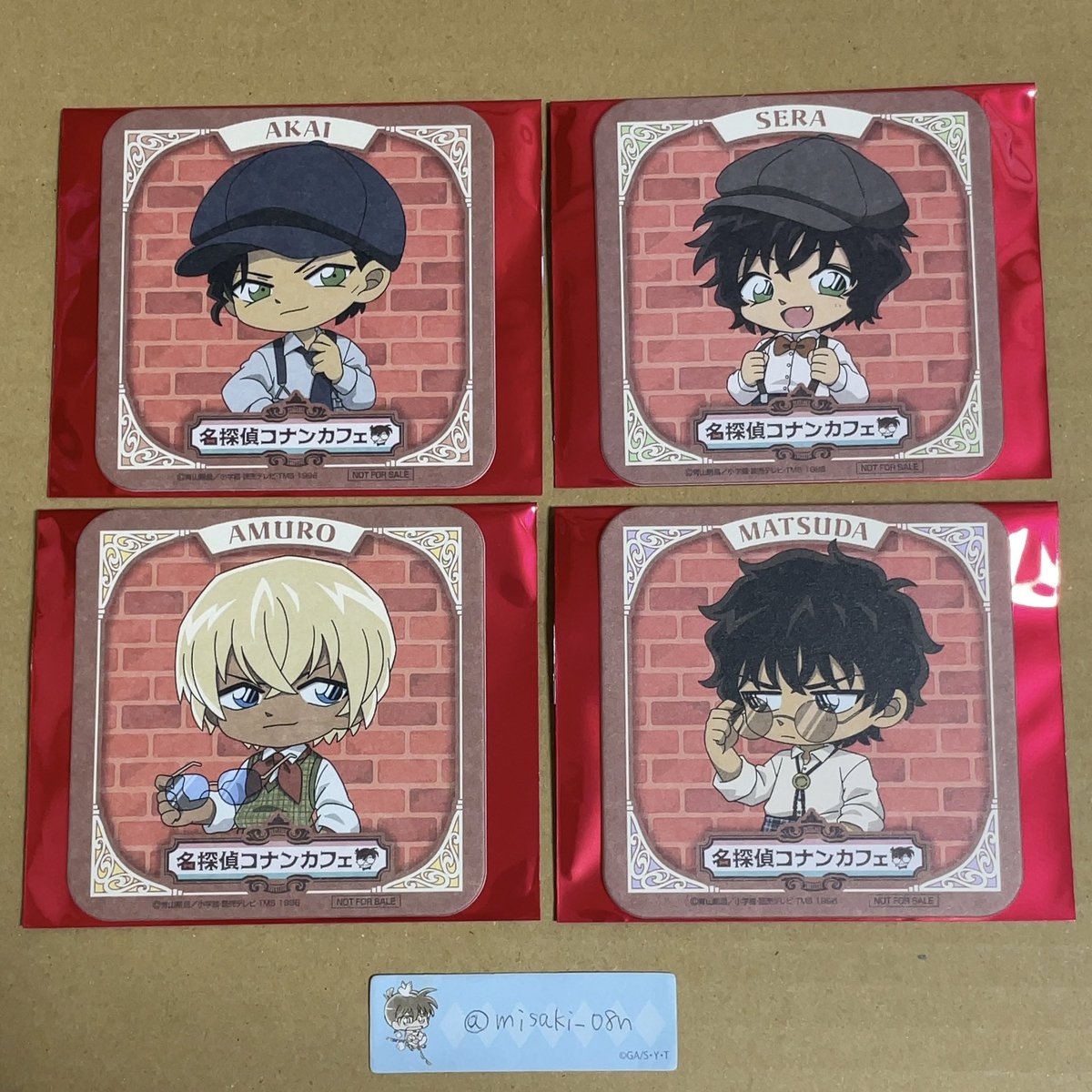 misaki_08n's tweet photo. 名探偵コナン コナンカフェ 特典 コースター 交換

【譲】画像1~2枚目

【求】画像3枚目

郵送希望です。
お気軽にお声がけお願い致します。 https://t.co/EE06HxlOKn