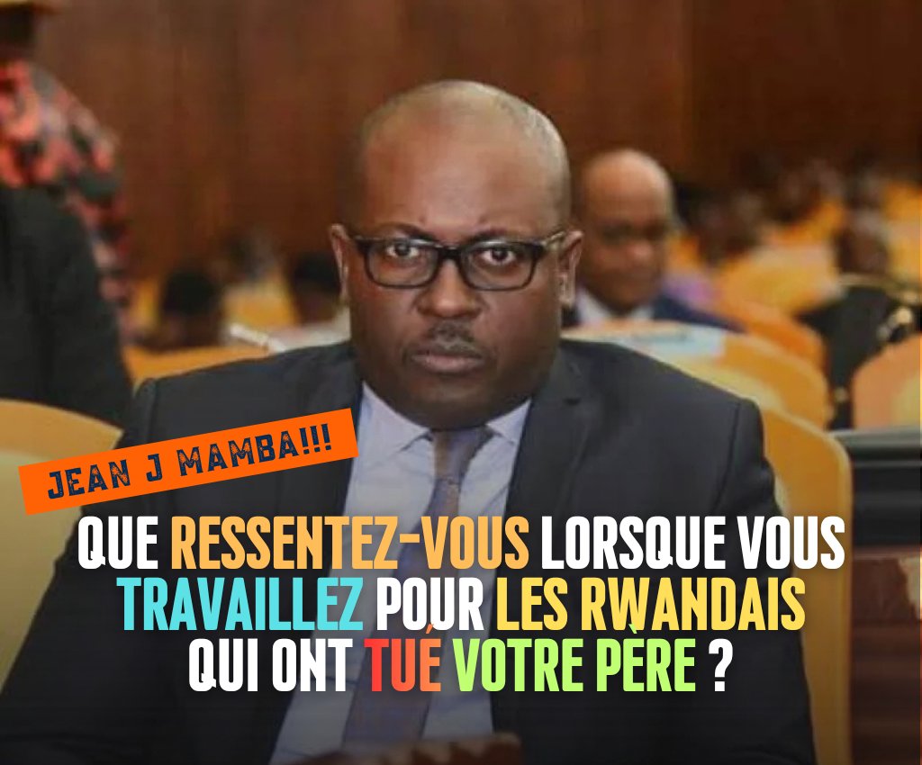 amluzayamo's tweet photo. URGENT 🚨🚨🚨🚨: QUAND LA HAINE AVEUGLE POUSSE À S'ALLIER AUX BOURREAUX DE SON PROPRE PÈRE - JEAN JACQUES MAMBA

Est-il possible que la haine politique détruise jusqu'au sens le plus élémentaire de la dignité et du souvenir familial ?

⭐️⭐️⭐️⭐️⭐️⭐️----------
➡️➡️➡️UN DRAME FAMILIAL BALAYÉ PAR L'AMBITION

            🟢 Comment  @jeanjmamba  peut s'alier avec l'armée rwandaise qui avait déc@pité son propre père au nom du Major  Mamba Kitoko, aide de camp du général Donatien Mayele ?

Tout cela pour quoi ? Pour une défaite aux élections législatives ? Pour une rancœur personnelle contre le président Félix Tshisekedi ? 

🟦🟥🟨Est-il concevable d'effacer le sang de son père au nom d'un positionnement politique ou d'un dépit électoral ? Voilà jusqu'où la haine et l'opportunisme peuvent aveugler un homme.

Parfois @PaulKagame se moque de nous ... Congolais ehhh!!!

@Nevesbabe @Manyota1643168 @NgalamulumeEri1 @kamba82 @kakese_leon @kazadi_peter @SergeKanyinda13 @kivupulse1 @IsralMutombo11 @TazamaRDC_Infos @CamInfo4 @Alix_rdc @AngelKazadi @Salynesmile @Erwan_reverend @mwepu_m @AndyBemba @JeanBamanisa @CivuadiKalanga @RevColeman @ChrisNyamabo @lagrandekrys @ChristosMuk @christinatshis
