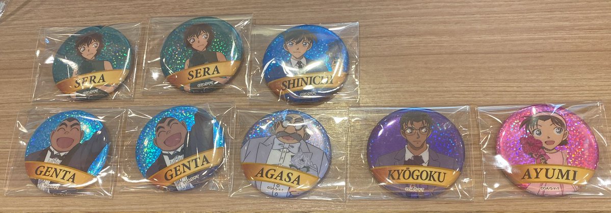 交換」名探偵コナン コナン展 アニコナ展 缶バッジ グループA パズル