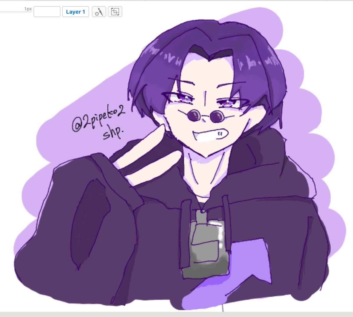 2pipeko2's tweet photo. 絵ﾁｬの練習してた！！
透明感のある塗りをしてる人はどうやってるんだ………？難しい……。

もしかしたら今日の夕方くらいに開くかもです！

 #mzyb_fa #mzyb #shp https://t.co/ZWAhf1BnqD