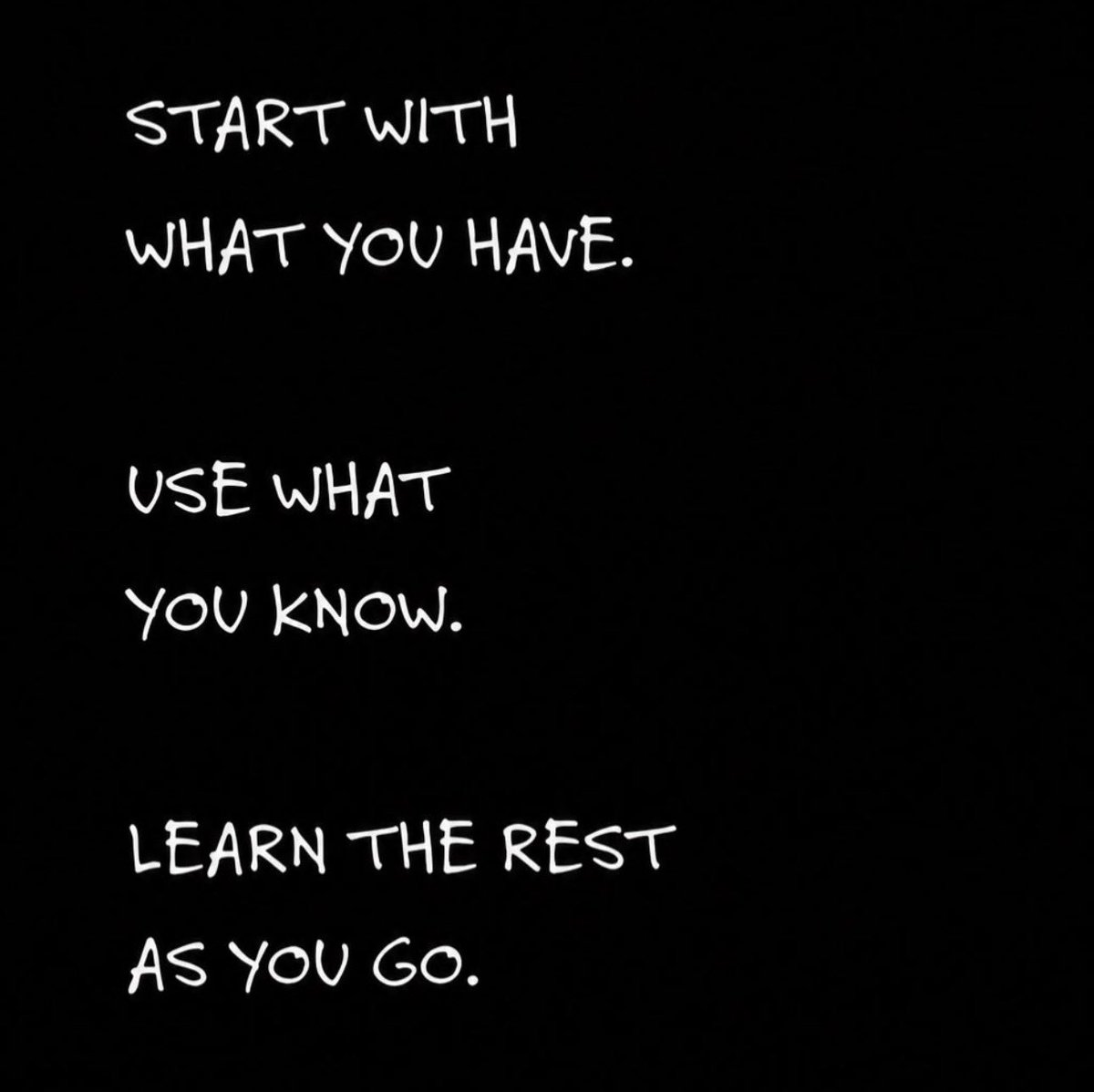 SwansonRodney's tweet photo. #ThinkBIGSundayWithMarsha #NeverStopLearning #JustStart #YouWillGetThere https://t.co/p8iubWVob1