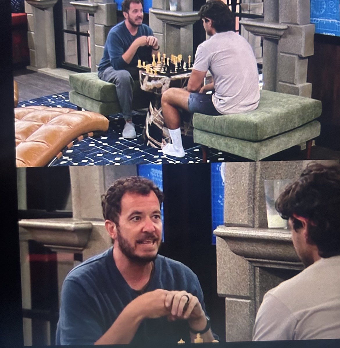 michaelcerasink's tweet photo. devins is teaching Rome what backdooring means #bb28 https://t.co/RVtFJyohMI