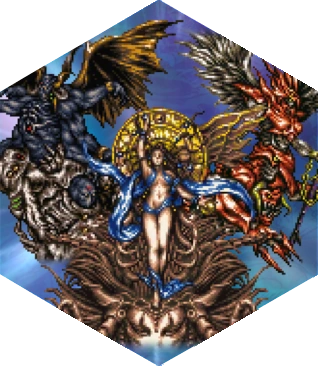 NatuXatu_'s tweet photo. Also Here's her original depiction in FF 6 where she was simply known as Goddess, part of the Warring Triad against Fiend (Sephirot) and Demon (Zurvan) https://t.co/CdOZkFoy1x