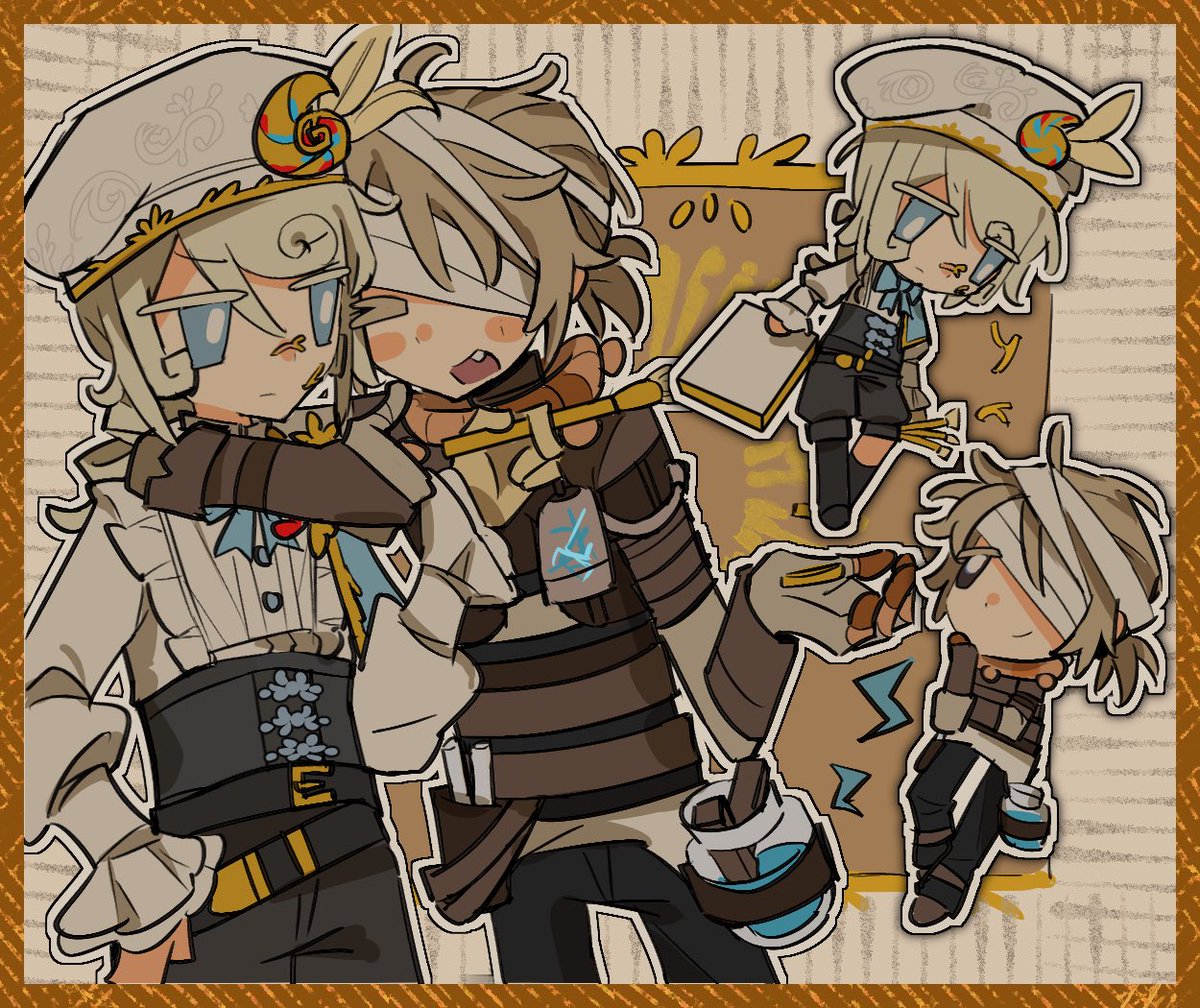 Regeeeeee7's tweet photo. 约的稿，般配无比…
#IdentityV  
#edluca https://t.co/IIfLLwGFdG