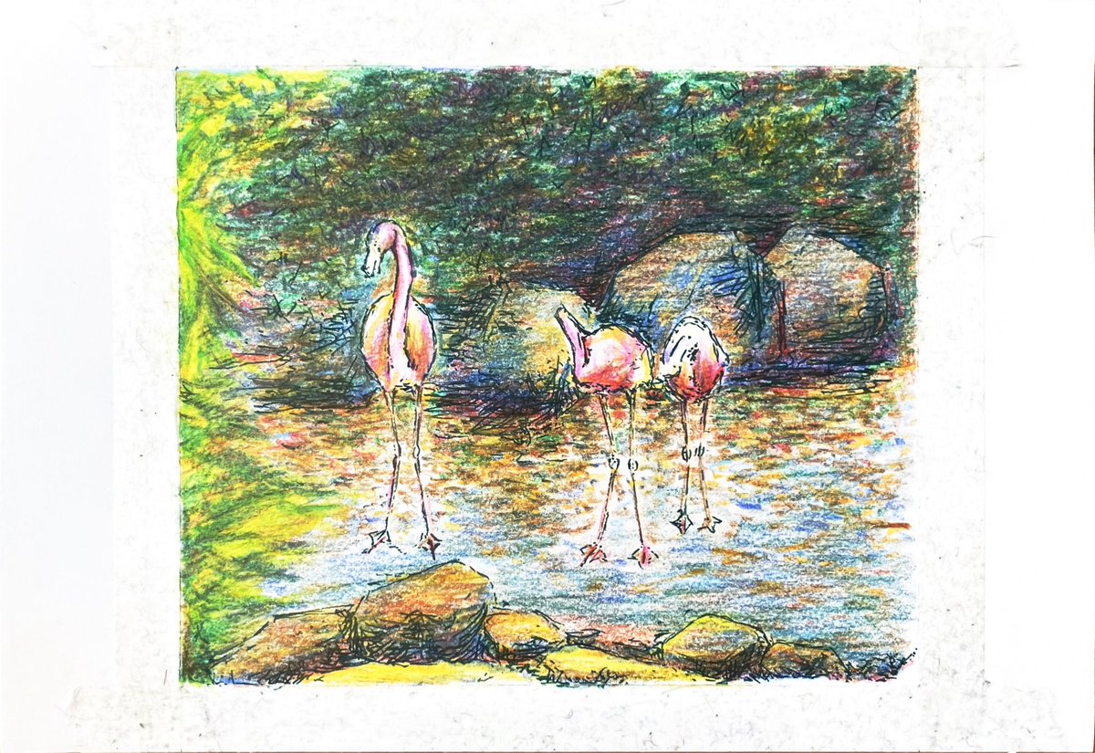 icchi_landscape's tweet photo. 進捗　けっこう濃く塗ることにしました。グリグリいきます https://t.co/FVc1GzEhuD