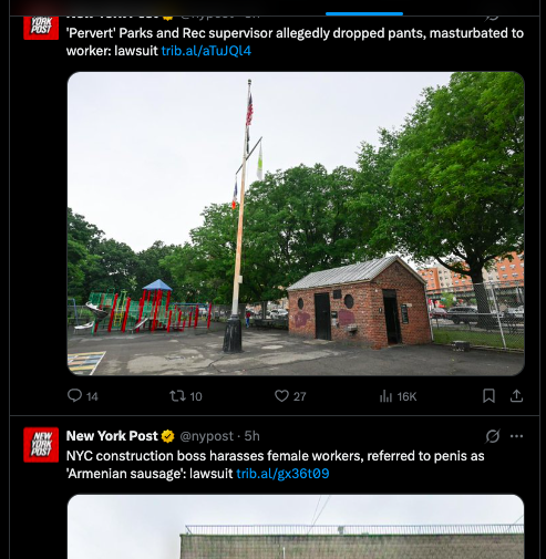 227Cygnus's tweet photo. @nypost Wow, the pervs are getting more emboldened...Right underneath this article is another one abt a perv. Back-to-back pervs &amp; in my feed...

It just proves that NY's Sharia govt HATES women bc these men should already have been in jail by now. https://t.co/mCVuRIpKUQ
