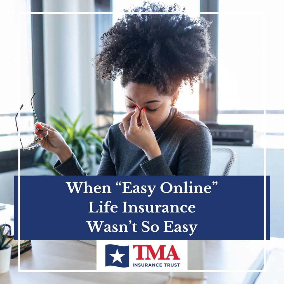 TMAIT's tweet photo. Apply online for life insurance. No medical exam. Sounds simple. Until it isn’t. See how one physician found a better way. #life #texmed https://t.co/d8hHRF3KJN https://t.co/oib0IamT9l