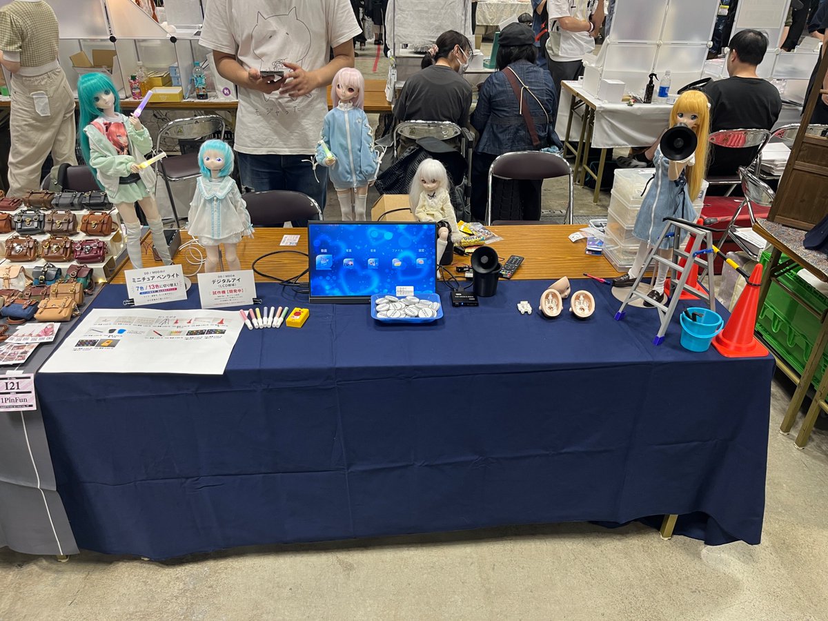 Dolltronics's tweet photo. ドルトロニクス設営完了しました！

本日はよろしくお願いします🙇

#アイドール東京
#アイドール東京77 https://t.co/uz1ZnmWC90