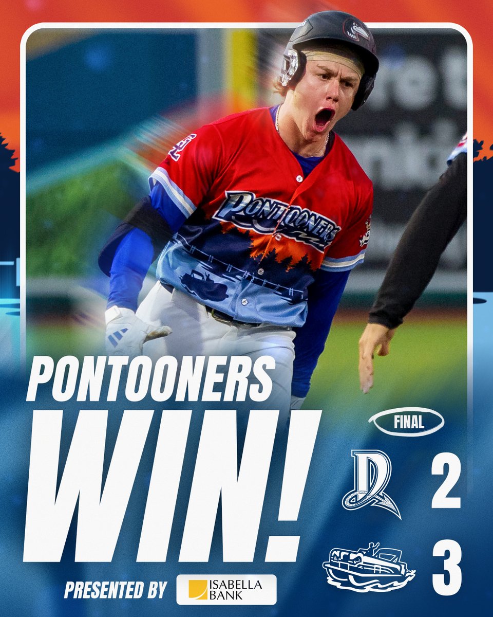 greatlakesloons's tweet photo. BOOM. 💥⚓️ Chuck Davalan came through with a go-ahead two-run blast in the late innings, lifting the Pontooners to another win!

What a weekend. Don't miss tomorrow! 🌅⚾️ https://t.co/3UmwA0L3Hl