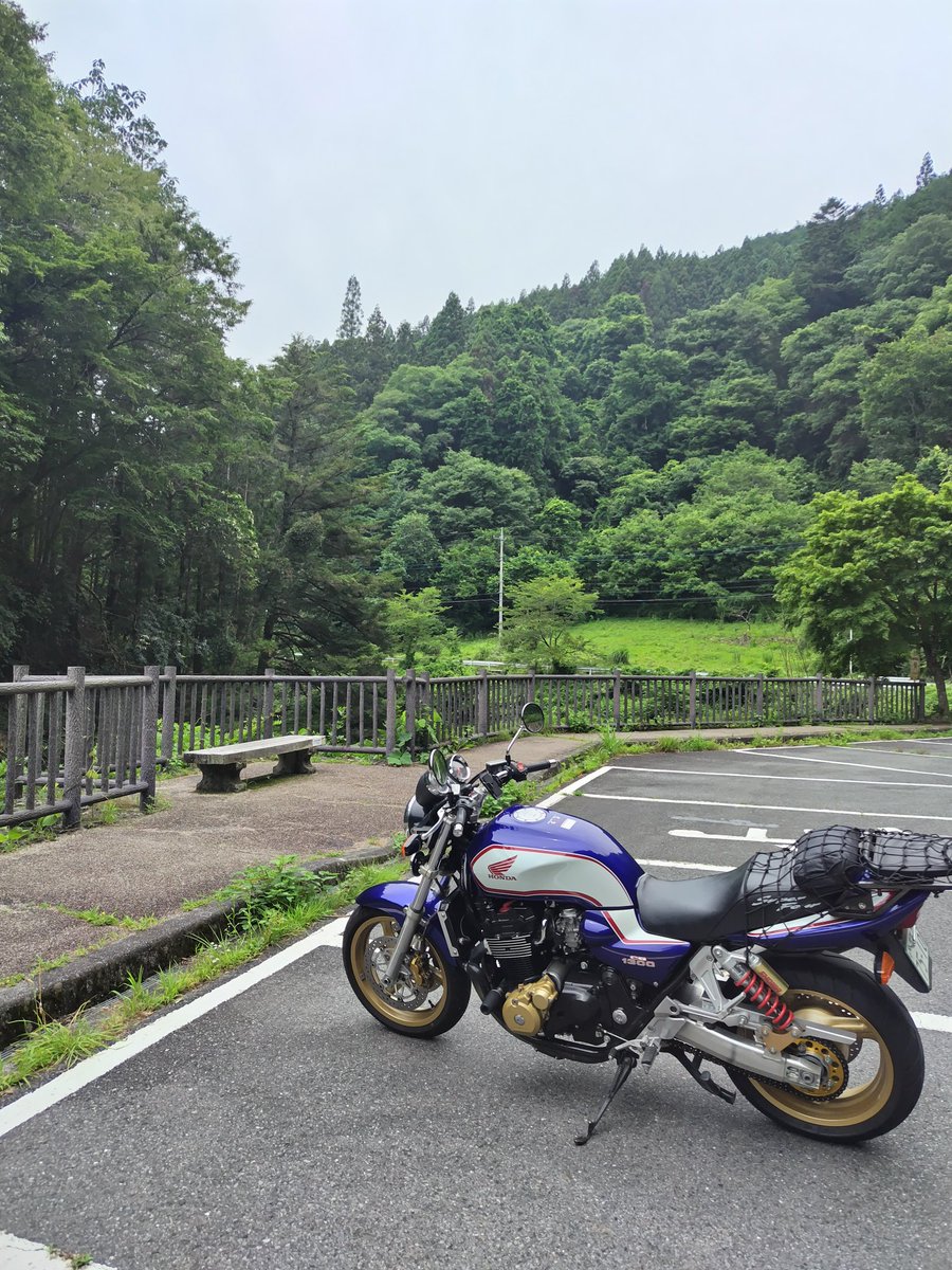 hide1300sp1's tweet photo. 県道45号、93号で南牧村へ
スマホ繋がらん
蝉の渓谷 https://t.co/LYW4faNoLe