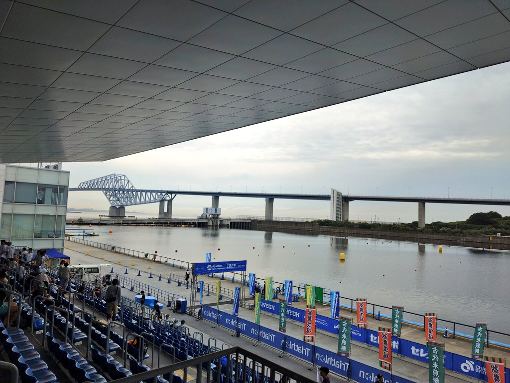 kattin_mk2's tweet photo. 今日は海の森アクアスロン2026

Swim0.5k、Run 2.5kのスプリントで出場。同じウェーブでスタートの いさちゃん(@isatyann)とともに無事完走!
薄曇りで湿度は高め…
でも水温は程良くウェットスーツで無くトライスーツで泳いでも良かったかも…着用推奨/任意でしたし。

来年はスタンダードかな？（苦笑 https://t.co/jji9f1GjZF