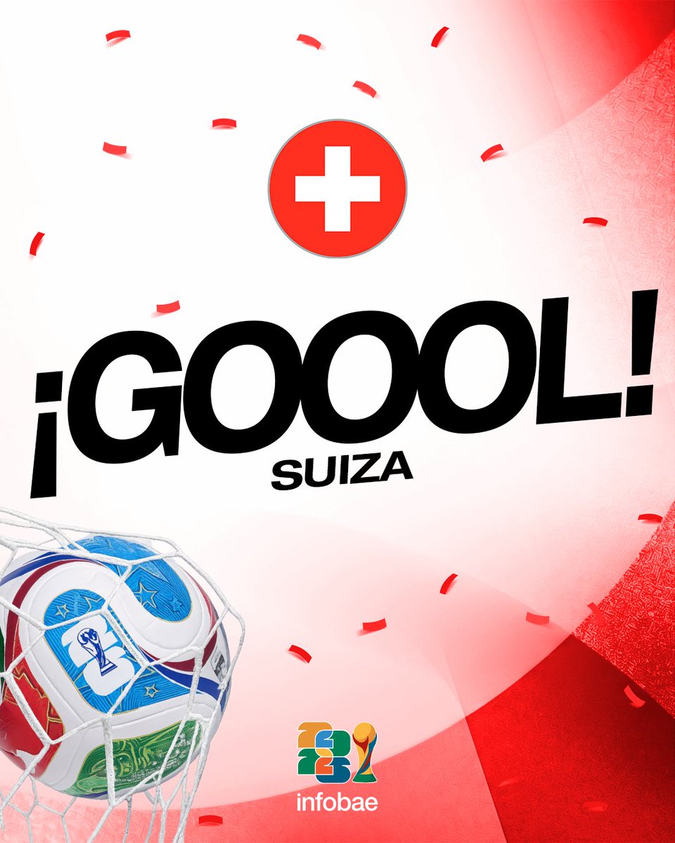infobae's tweet photo. 67' 🇨🇭 Gol de Suiza: Dan Ndoye anota el 1-1 ante Argentina

https://t.co/X47MIFOCDI https://t.co/MMi77uMbMu