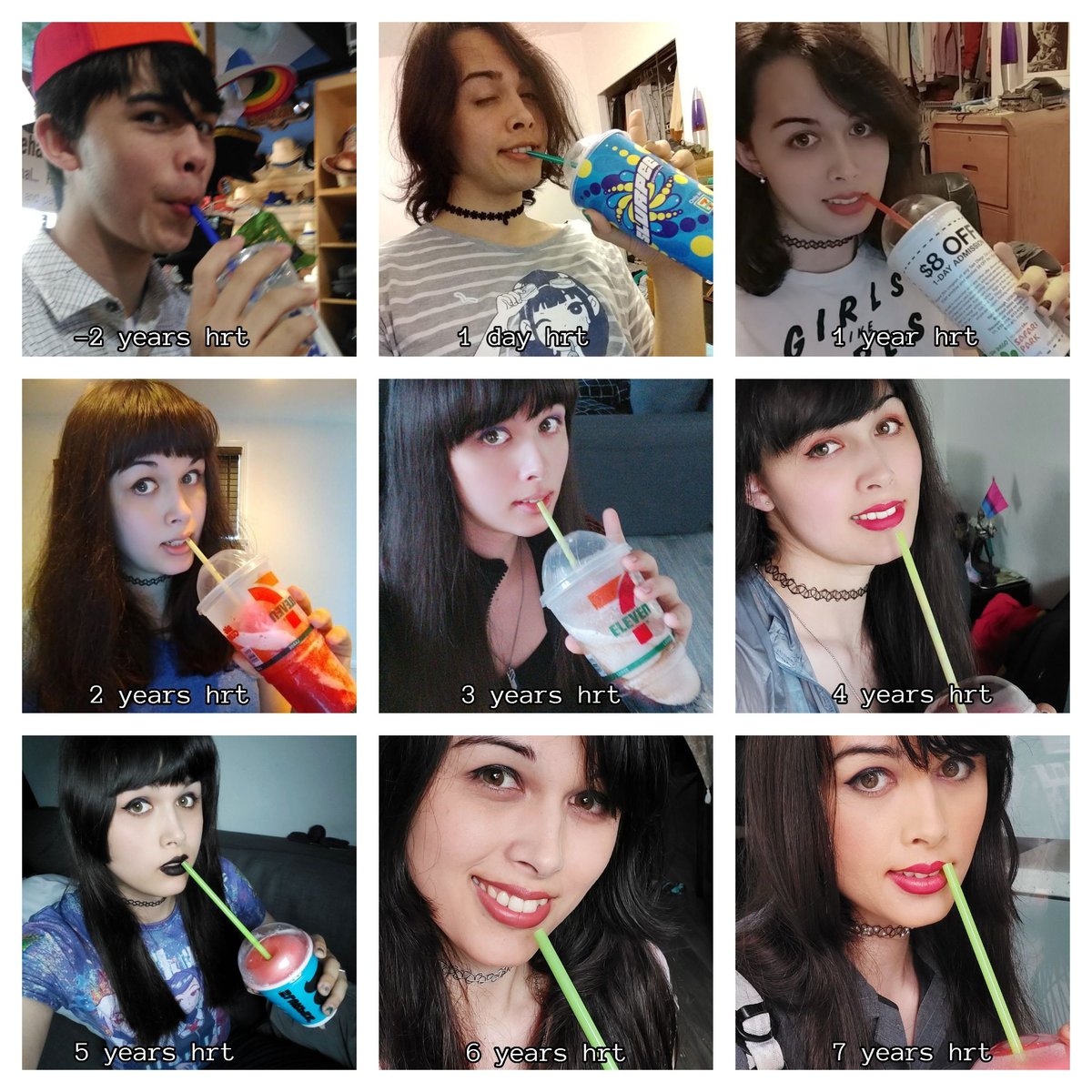 JessCeeLee's tweet photo. 8 years of estrogen slurpies https://t.co/OVQNRiIha4