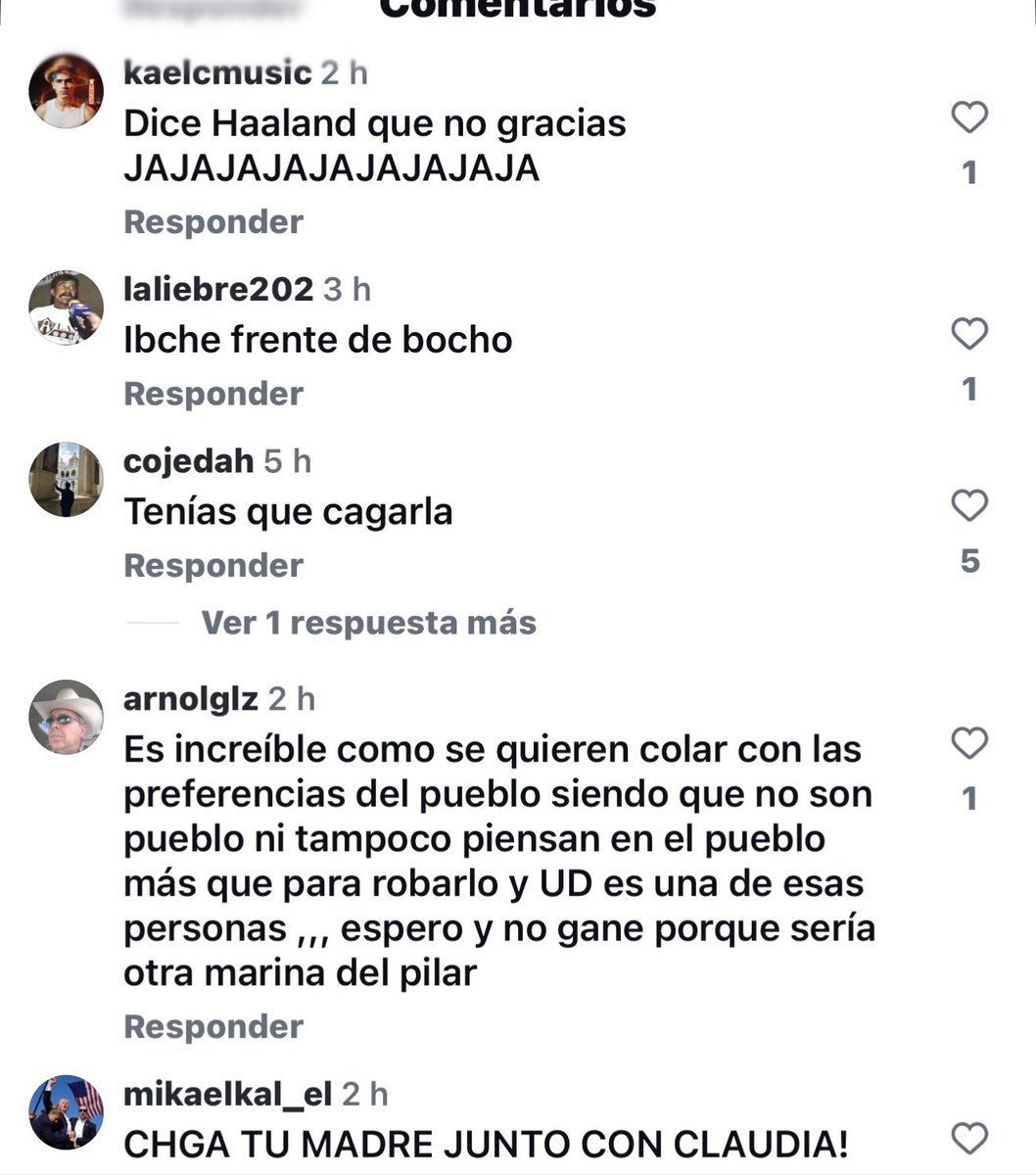 jorgegogdl's tweet photo. La senadora con licencia @JulietaRamirezP subió una foto apoyando a Haaland y Noruega, los comentarios de la gente criticando su oportunismo… https://t.co/P6rz4EOM7o