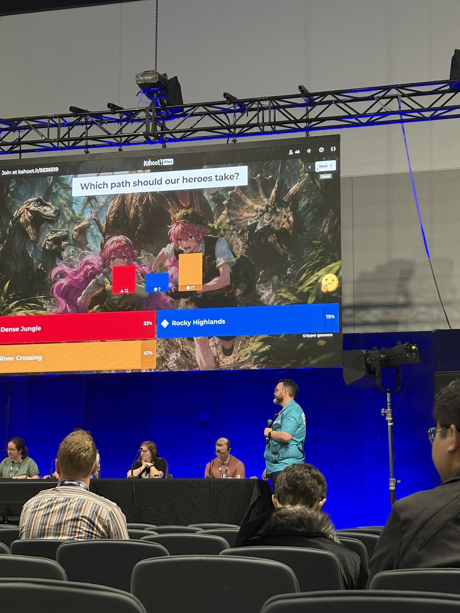 OarifinIsLive's tweet photo. Anyone else notice the AI art used at @smashcon this year? I hope it was just an accident since there was so many artists who would have loved to do art for the kahoot and it was sad seeing this on the big screen

I go there to support actual artists 
#smash2026 #antiAI #smashcon https://t.co/cm7rqALhzE