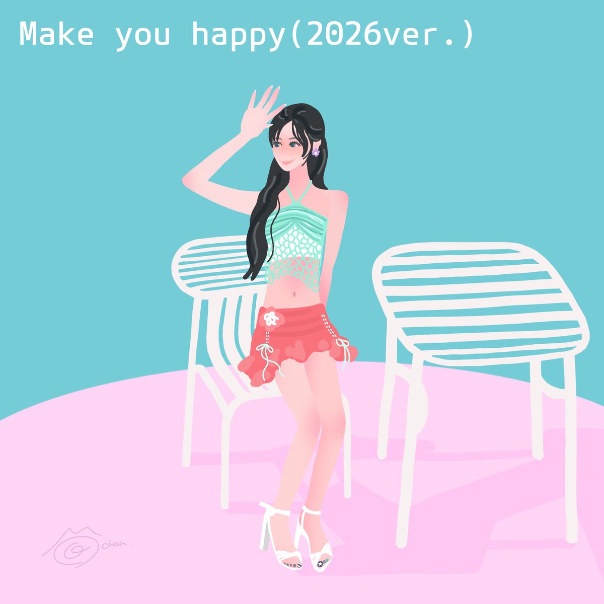 She is so hot💜🔥 #NiziUfanart #Makeyouhappy2026 #MAYA 🎥「Make