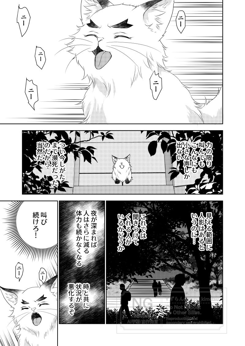 suzu_kimetsu's tweet photo. 猫レンゴクのいる暮らし）小さな呼び声 https://t.co/HBjQS0x7jA
