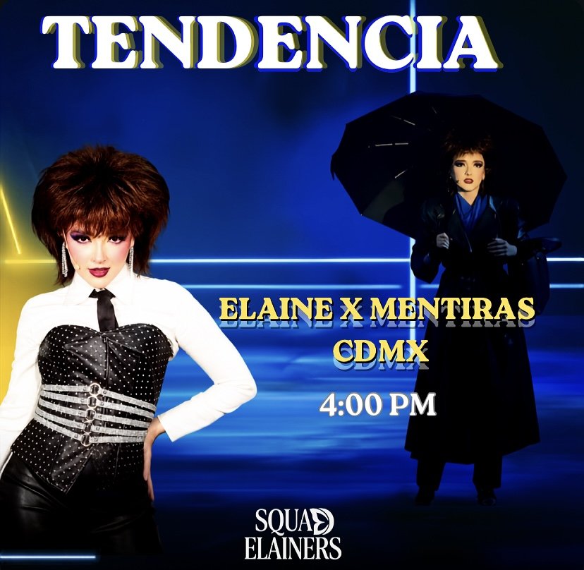 Elainers_Squad's tweet photo. ¡MAÑANA TENEMOS TENDENCIA! 
⏰ 4:00 PM (CDMX)
Los esperamos no falten 🫵 https://t.co/zmoR90Ucrq