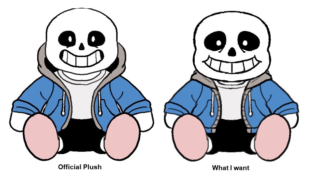 ToonyRab's tweet photo. the original Undertale merch has it's charm but I hope one day we get redone versions of some of the earlier plushies  

Sans' actual design is so cute and well done, yet barely has any merch! https://t.co/ZZOLp96NO2