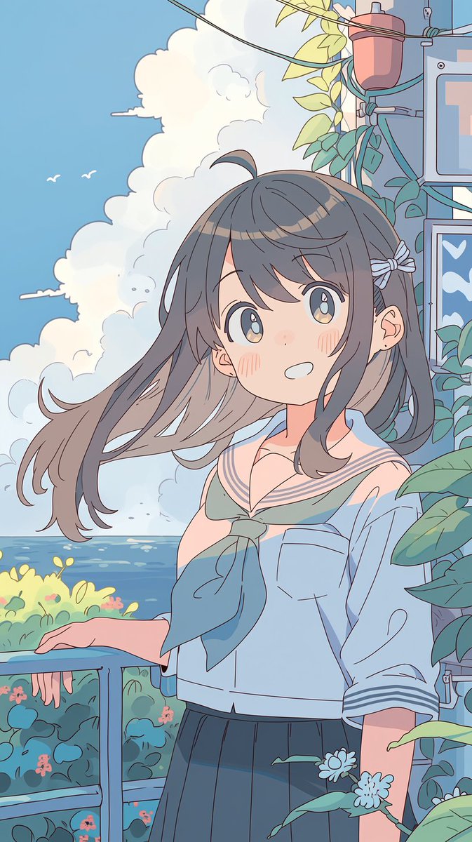 book_attic_'s tweet photo. 今更ながら #Midjourney の自由度の高さに戦慄…！
「a girl, outdoor」でこの出力。

これは「パーソナライズ機能」というものを駆使しているので、同じプロンプトを打っても生成されない。
好みのスタイルを構築するにあたって、「そもそも自分がどんな画風が好きか」を問い直す作業になります。 https://t.co/6zLx0OOgeA