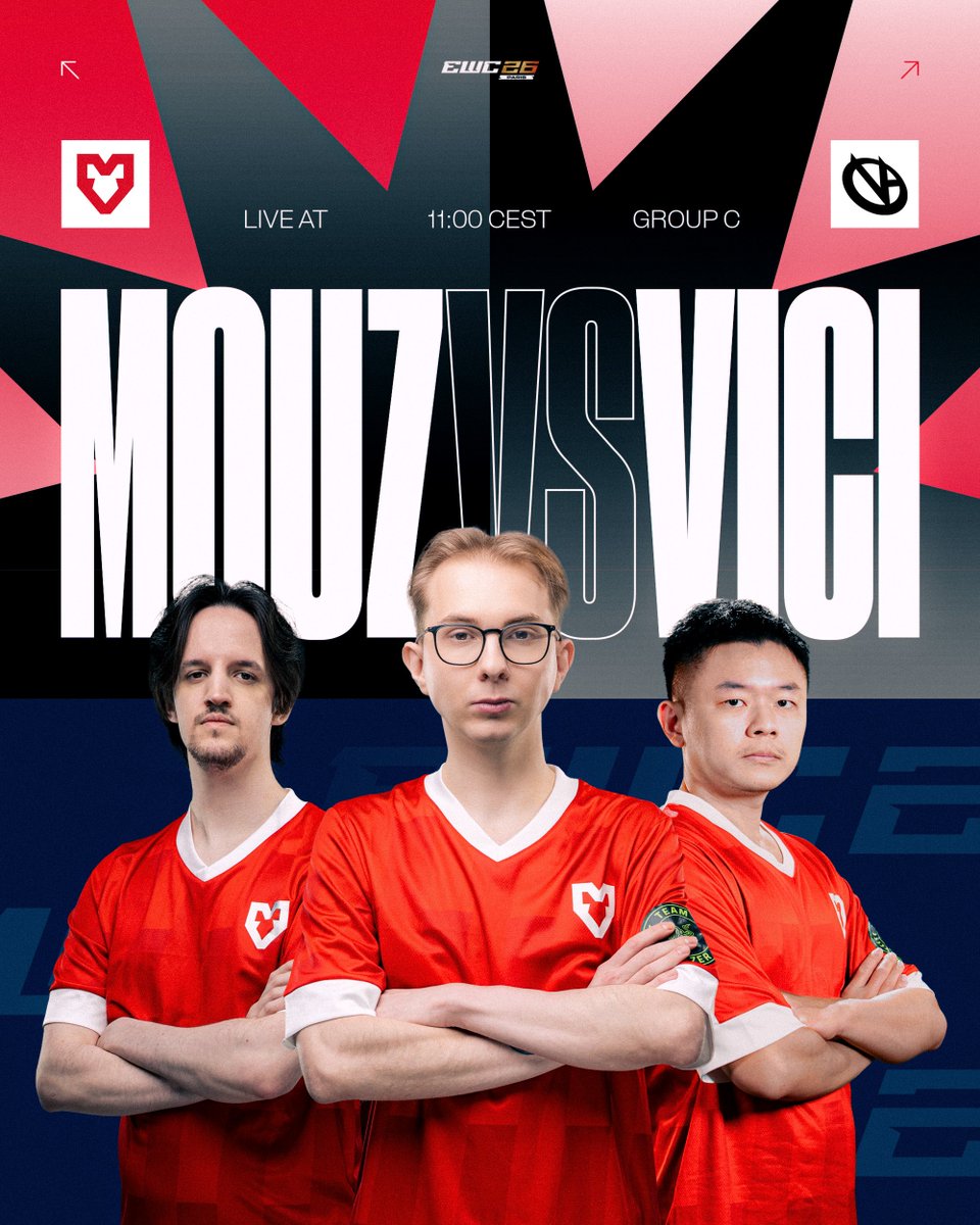 mousesports's tweet photo. Another day here in Paris for Dota. 

Today we play Vici Gaming. 
11:00 CEST - #EWC26

Clean 2:0 incoming. https://t.co/P3rrmch8TQ