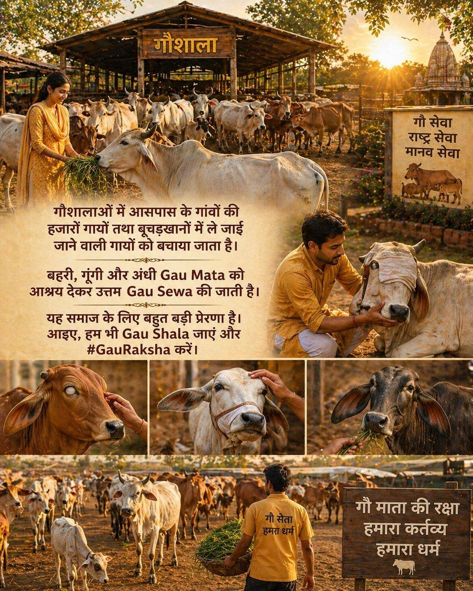PriyaSi75173393's tweet photo. पूज्य Sant Shri Asharamji Bapu द्वारा स्थापित की गई निवाई गौशाला एवं सभी आश्रमों की गौशाला में गाय को माता का दर्जा दिया जाता है, Gau Raksha कर उनका लालन-पालन किया जाता है। जहां हमारी संस्कृति का उद्गम हो, ऐसे आश्रमों को तोड़ना कहां का न्याय है !! 
#SaveAshram https://t.co/mJpiragN78