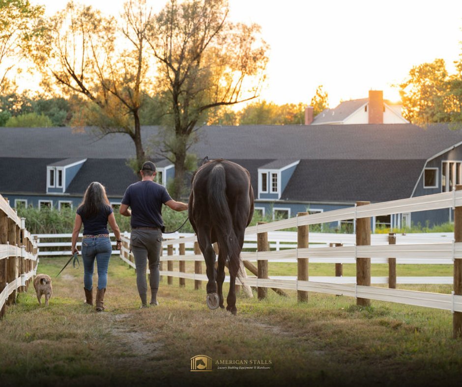 AmericanStalls's tweet photo. Your dream barn is often a once-in-a-lifetime opportunity. Build it right with the finest Stall Fronts, Barn Lighting, and other luxury stabling equipment β¨
#DreamBarn #EuropeanStallFronts #BarnLight #LuxuryBarn #Equestrian #EquestrianLifestyle #SouthernStyle https://t.co/VNUenvDQHc