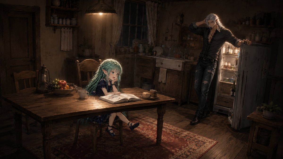 SilentIcyShadow's tweet photo. Die kleine Elfe und ihr großer Beschützer.
#ki #gpt #anime #fantasy #elf #guardian #cute https://t.co/D85ha8Qn2y